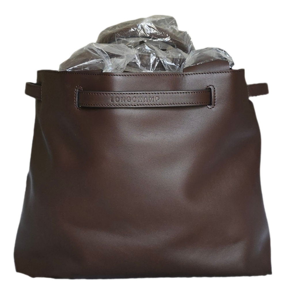 Longchamp Le Smart L Handbag Mocha  Leather - Picture 5 of 12